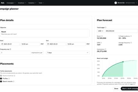 Twitter launches Campaign Planner