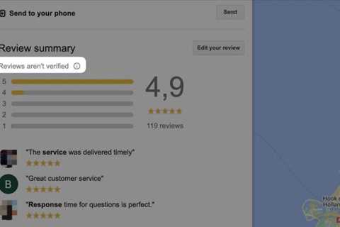 Google Tests “Reviews Aren’t Verified” Label