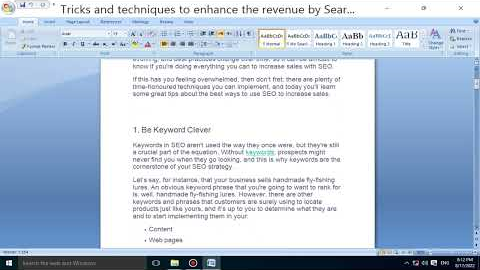 Tricks and techniques to enhance the revenue by Search Engine Optimization SEO Tool