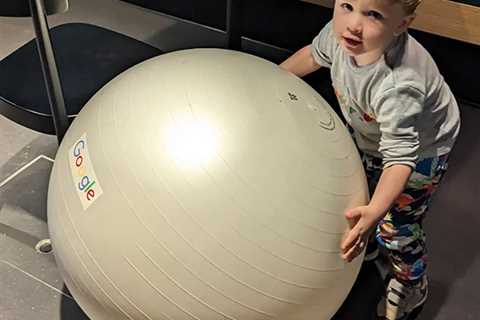 Large Google Exercise Ball