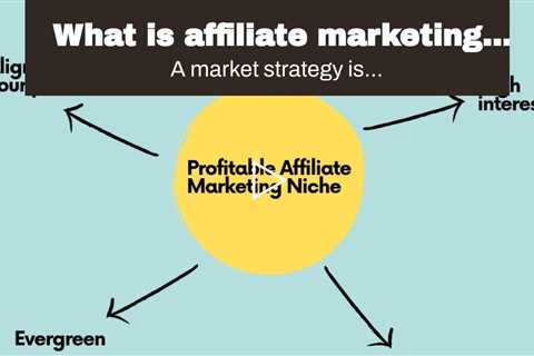 What is affiliate marketing niche?