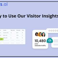 7 Way to Use Our Visitor Insights Tools
