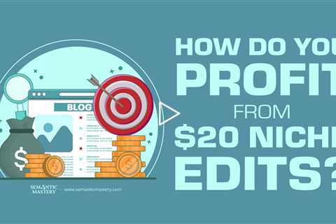 How Do You Profit From $20 Niche Edits?