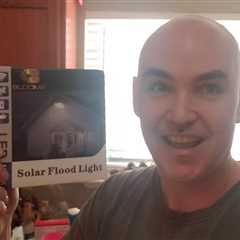 BRIGHT ENOUGH MODES? Bloom8 Solar Flood Lights Review Unboxing for Security and Safety