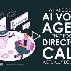 What Does the AI Voice Agent That Books Directory Calls Actually Look Like?