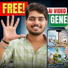 Top 5 FREE UNLIMITED AI Video Generator | ai video kaise banaye free mein |  Text-to-Video AI