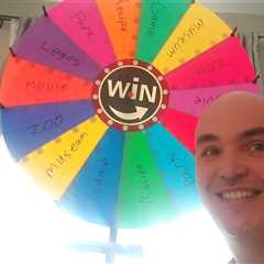 EASY FULL-ASSEMBLY? MR Bryant 24inch Spinning Prize Wheel Review Unboxing Demo