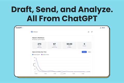 Draft, Send, and Analyze. All From ChatGPT